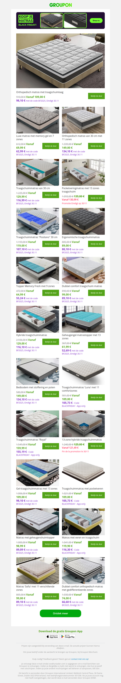 😍BLACK FRIDAY IS BIJNA HIER... KOOP VANDAAG JE MATRASI 🛌🏻 ...