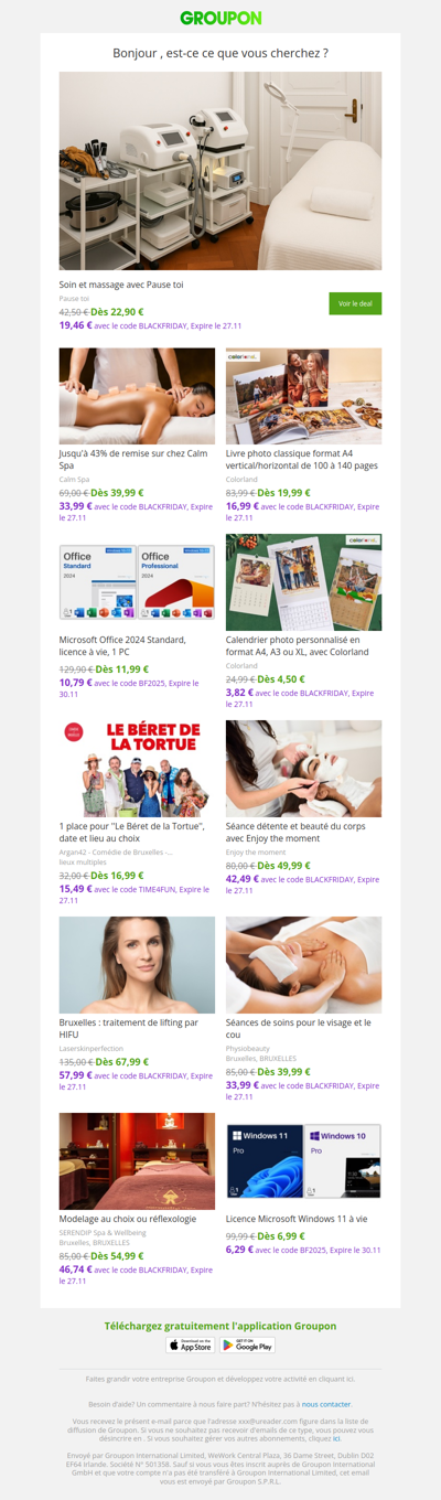 Les clients qui ont acheté cette offre sont aussi intéressés par ces offres