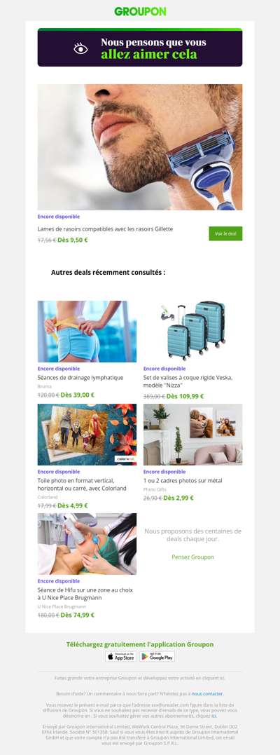 Dis oui à cette offre ! Elle est encore là !