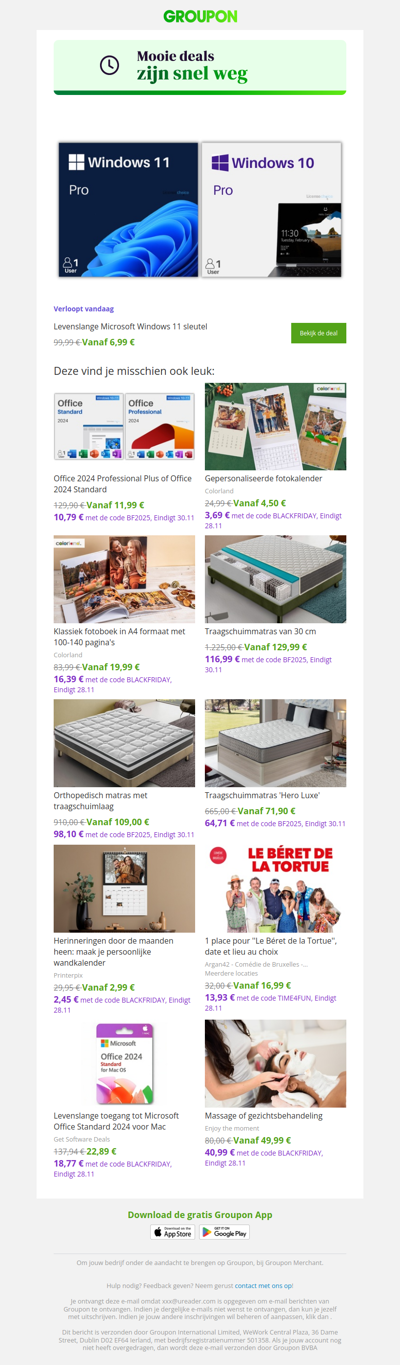 De deal die je hebt bekeken verloopt binnenkort - wacht niet te lang!