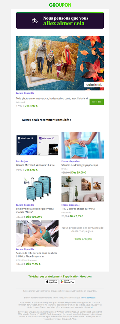 Dis oui à cette offre ! Elle est encore là !