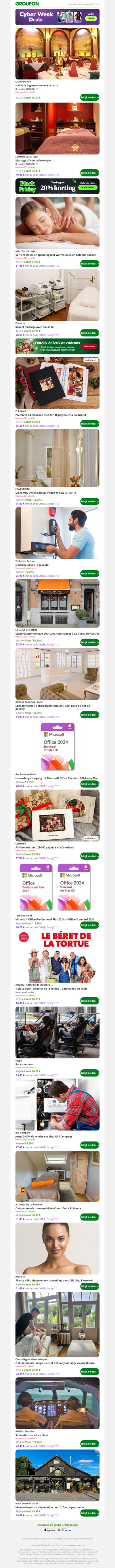 Italiaans 3-gangenmenu à la carte