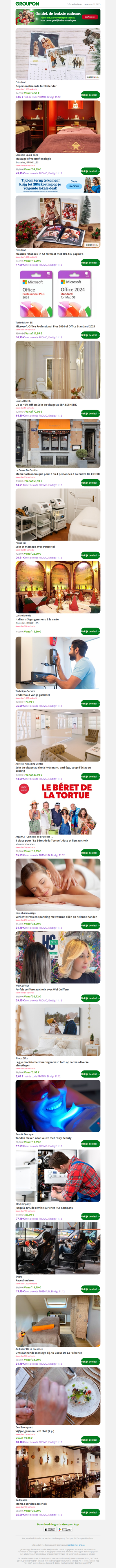 Gepersonaliseerde fotokalender