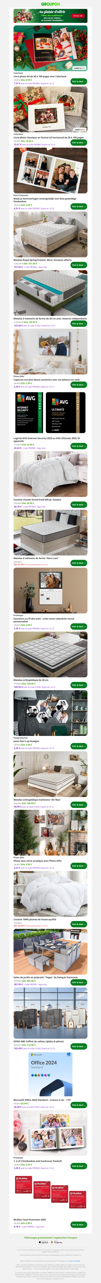 Livre photo A4 de 28 à 100 pages avec Colorland