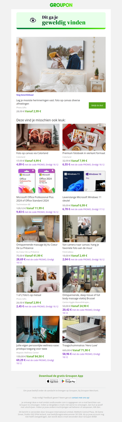 Zeg ja tegen deze deal! Hij is nog steeds beschikbaar!