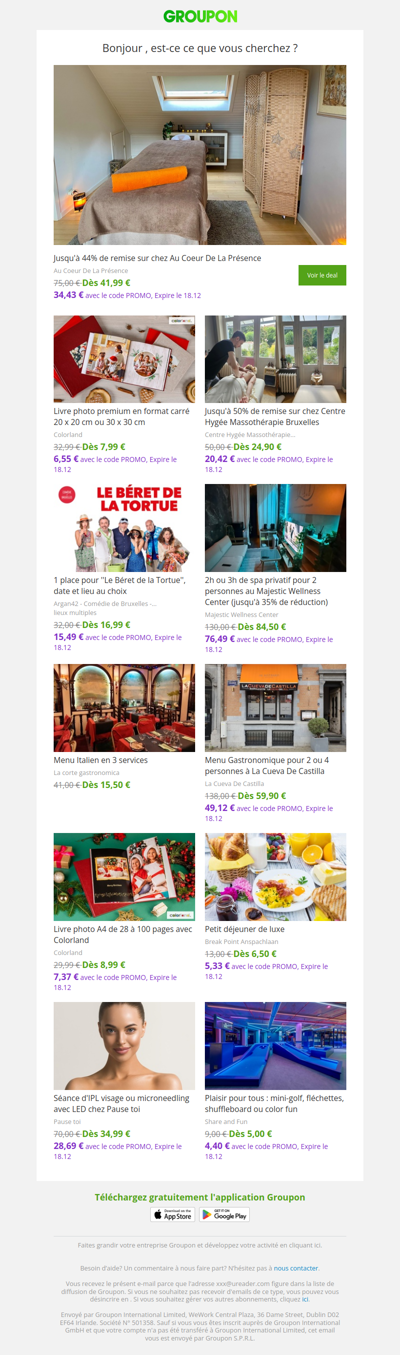 Les clients qui ont acheté cette offre sont aussi intéressés par ces offres