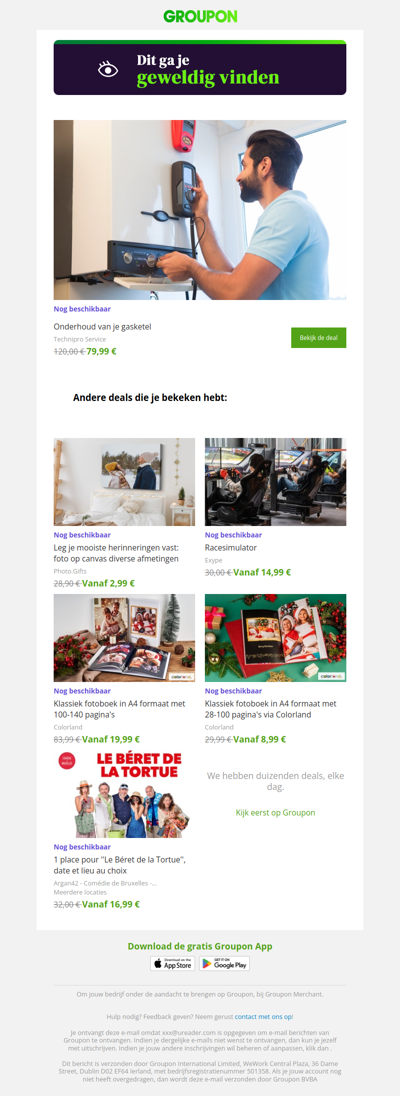 Je hebt nog tijd om deze deal te kopen!