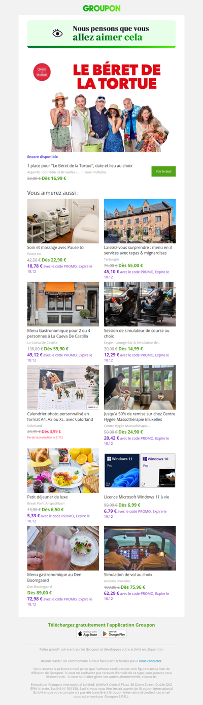 Dis oui à cette offre ! Elle est encore là !