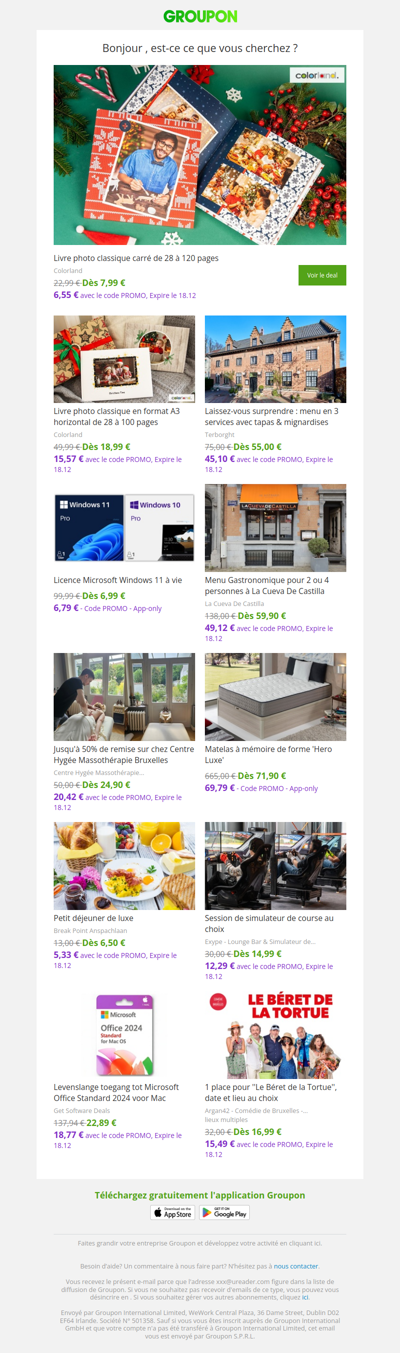 Les clients qui ont acheté cette offre sont aussi intéressés par ces offres