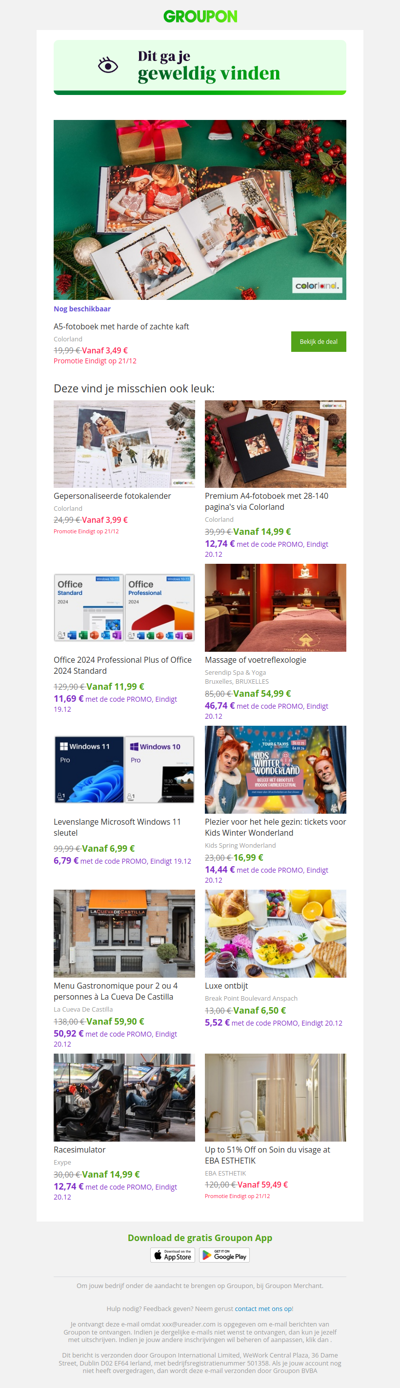 We zijn er vrij zeker van dat je deze deal geweldig zult vinden!