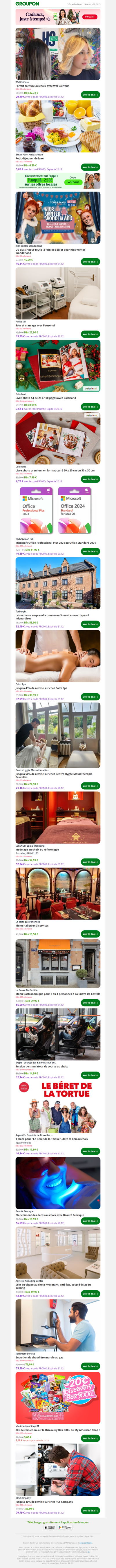 Forfait coiffure au choix avec Wal Coiffeur