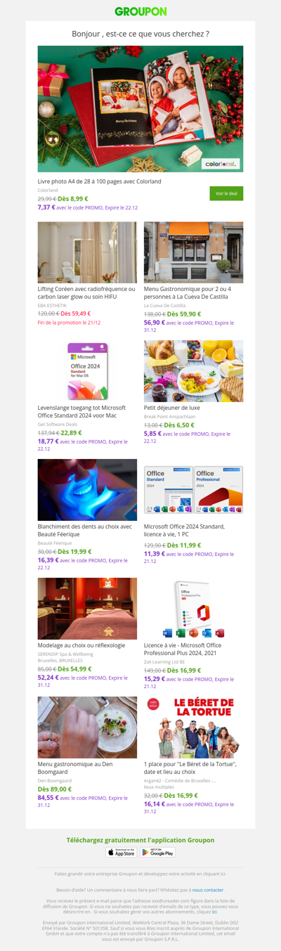 Les clients qui ont acheté cette offre sont aussi intéressés par ces offres