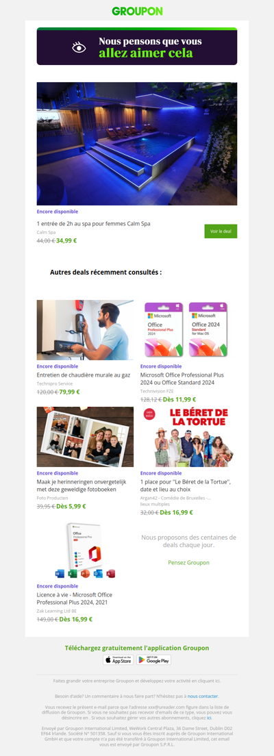 Dis oui à cette offre ! Elle est encore là !