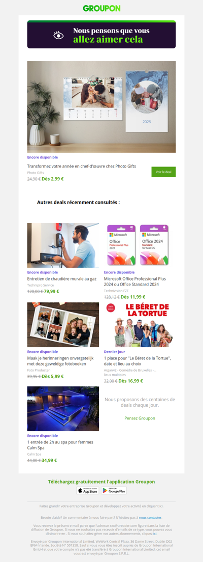 On est plutôt sûrs que tu vas adorer cette offre !