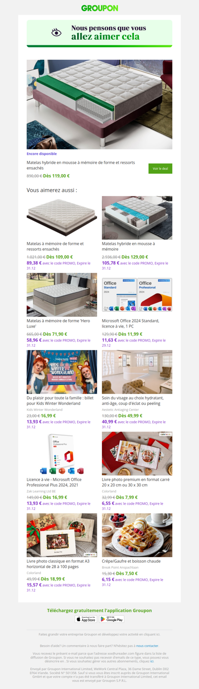 On est plutôt sûrs que tu vas adorer cette offre !