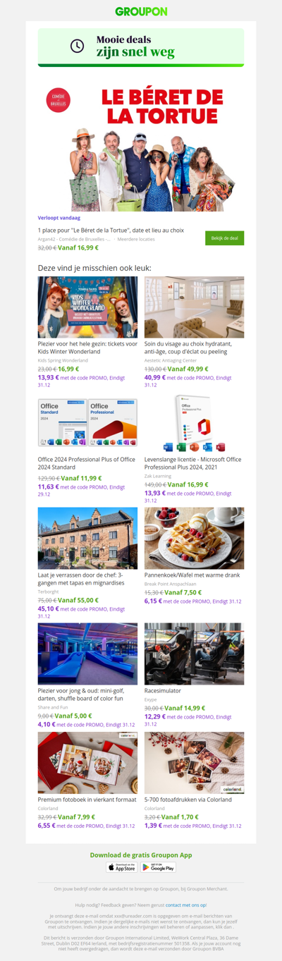 De deal die je hebt bekeken verloopt binnenkort - wacht niet te lang!