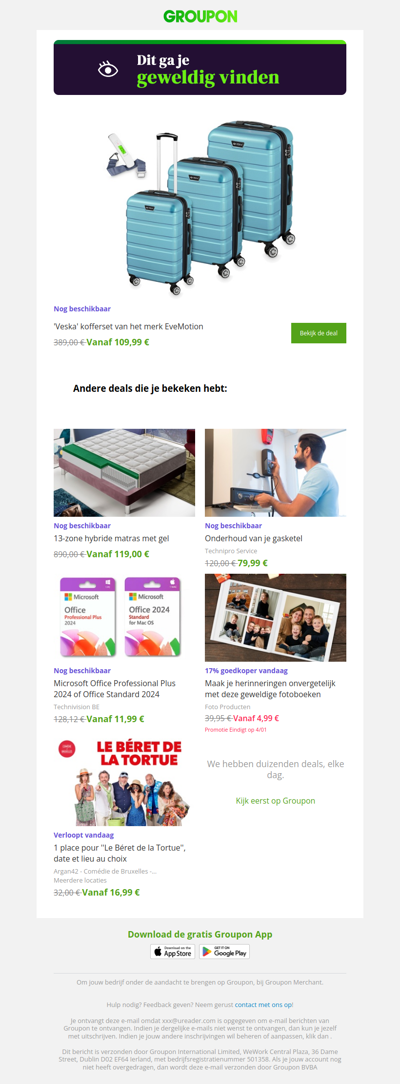 Ben je er klaar voor? De deal die je hebt bekeken is nog steeds beschikbaar!