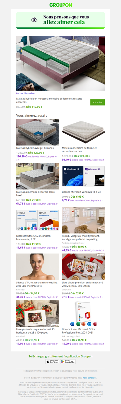 On est plutôt sûrs que tu vas adorer cette offre !