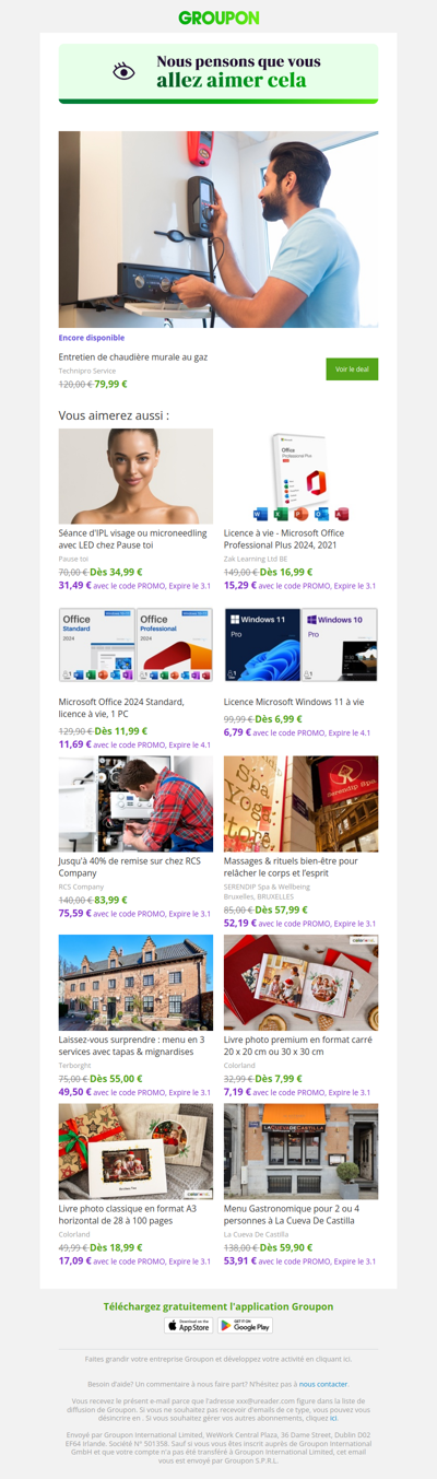 On est plutôt sûrs que tu vas adorer cette offre !