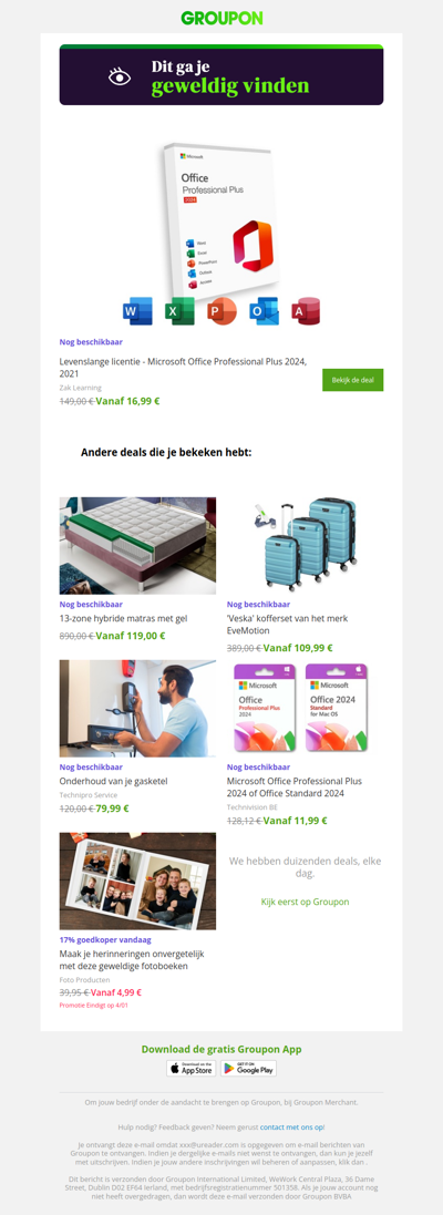 Je hebt nog tijd om deze deal te kopen!