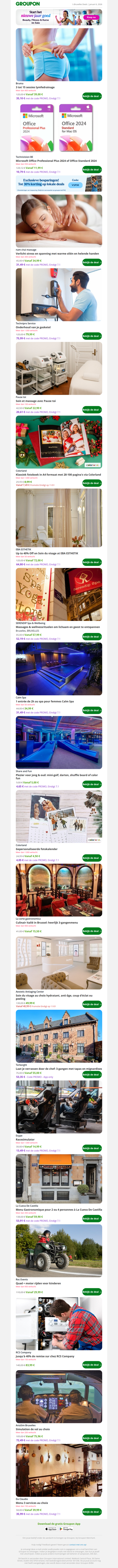 3 tot 15 sessies lymfedrainage