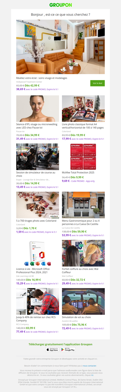 Les clients qui ont acheté cette offre sont aussi intéressés par ces offres