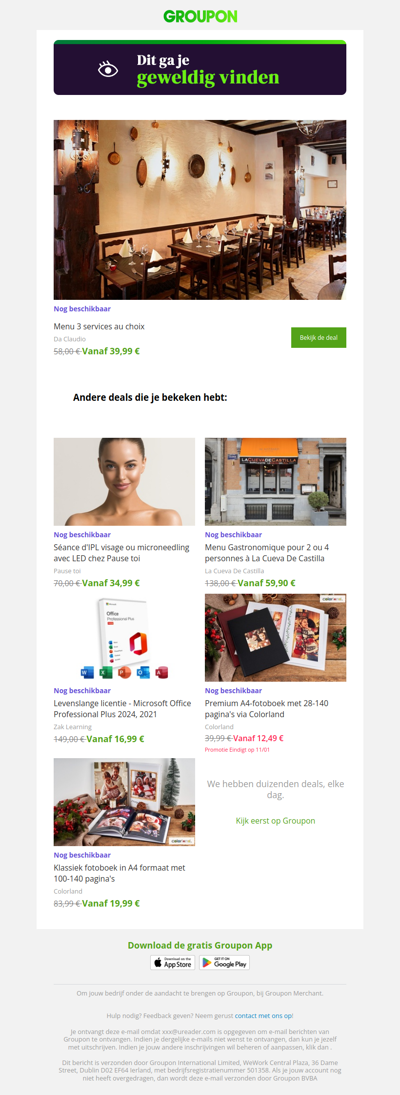 Ben je er klaar voor? De deal die je hebt bekeken is nog steeds beschikbaar!