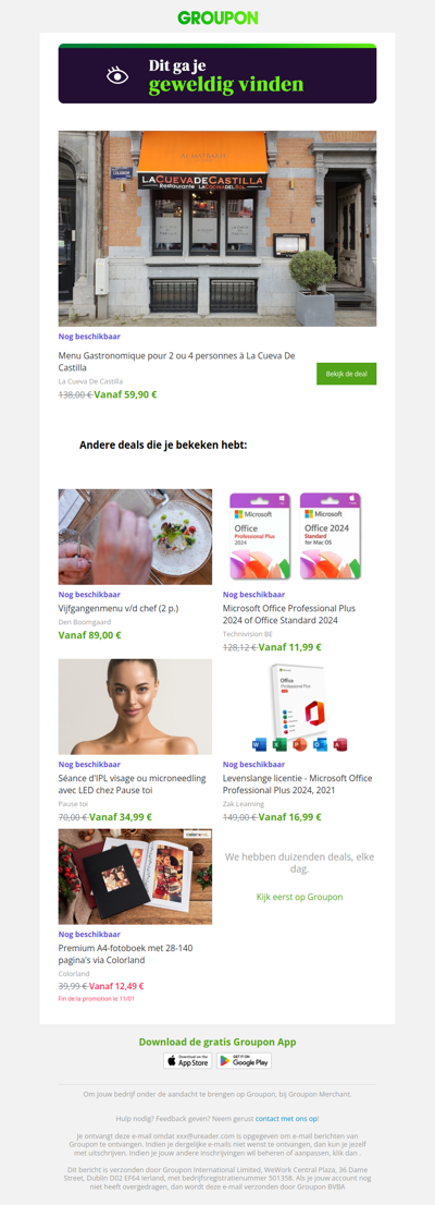 Je hebt nog tijd om deze deal te kopen!