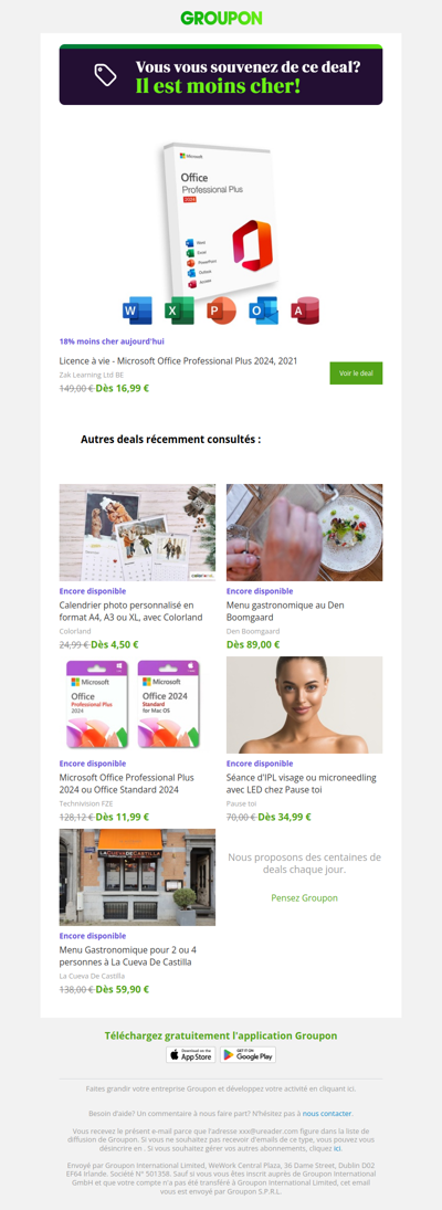 Tu attendais une baisse de prix sur cette offre ? C'est fait !