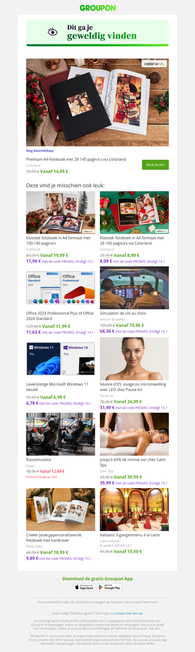 Zeg ja tegen deze deal! Hij is nog steeds beschikbaar!