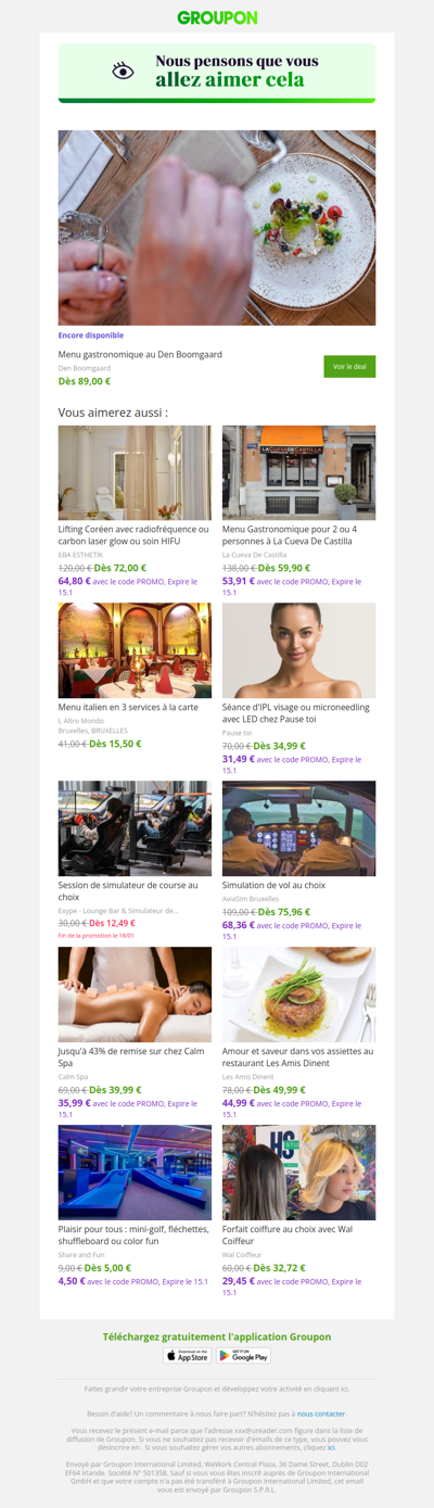 Dis oui à cette offre ! Elle est encore là !