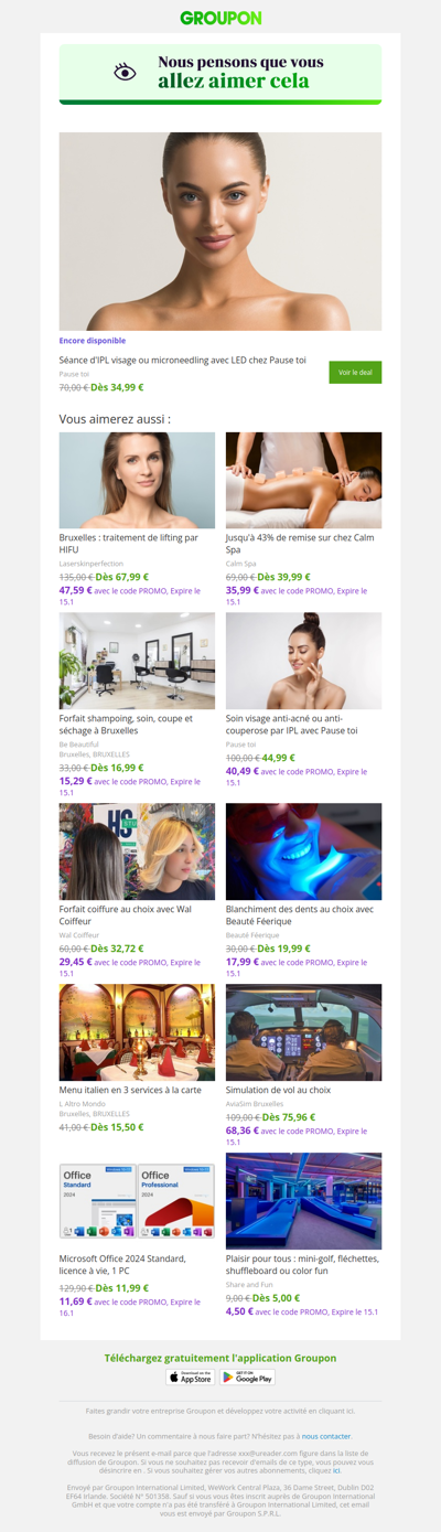 Dis oui à cette offre ! Elle est encore là !