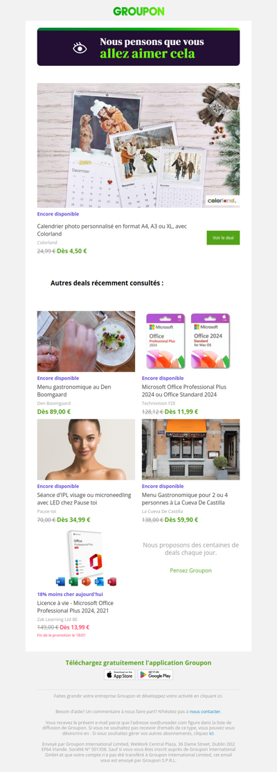 Dis oui à cette offre ! Elle est encore là !