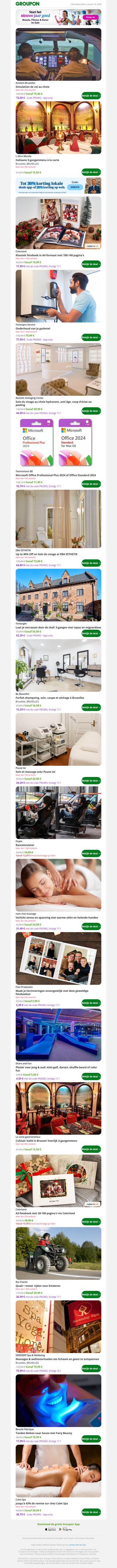 Simulation de vol au choix