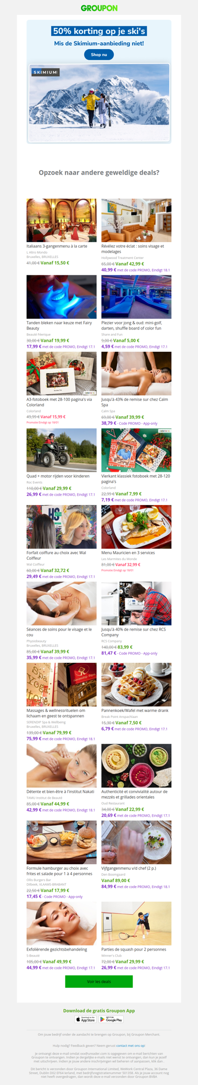 Maak je ski's klaar: 50% korting op Skimium – Tijdelijke aanbieding!