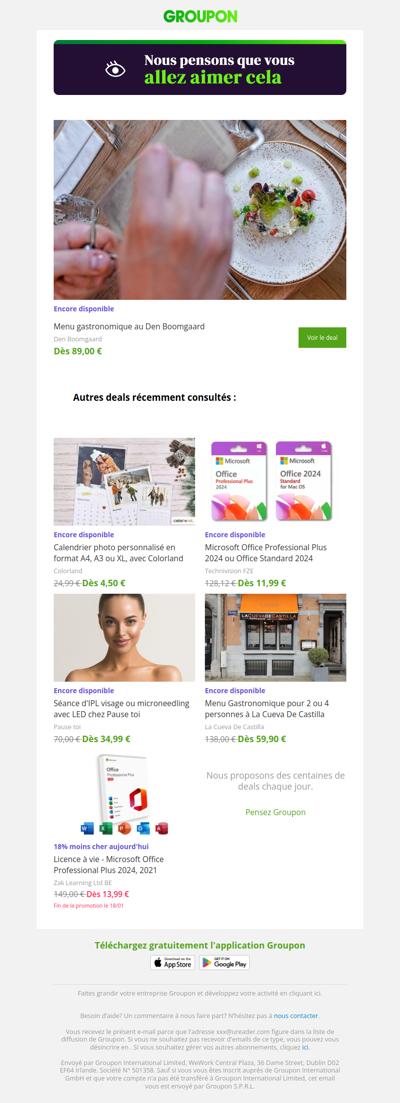 Prêt ? L'offre que tu as vue est toujours disponible !