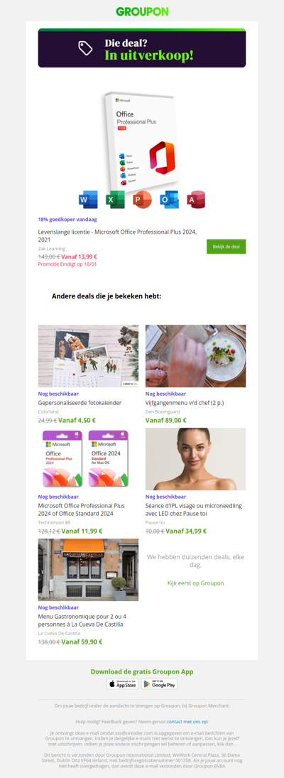 De prijsdaling waar je op wachtte!