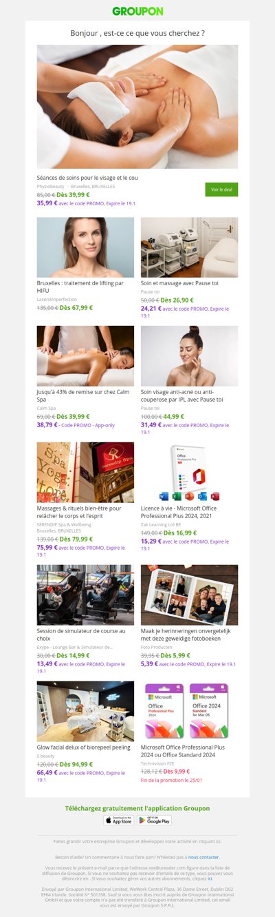 Les clients qui ont acheté cette offre sont aussi intéressés par ces offres