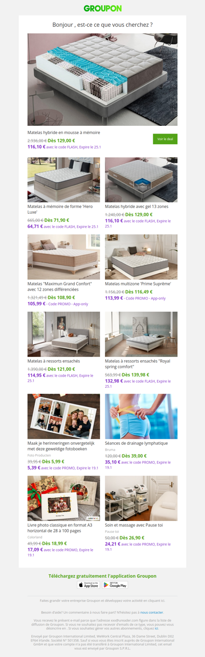 Les clients qui ont acheté cette offre sont aussi intéressés par ces offres