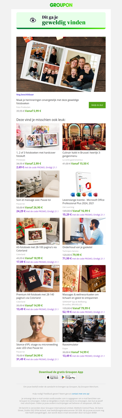 Je hebt nog tijd om deze deal te kopen!