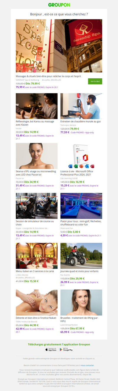 Les clients qui ont acheté cette offre sont aussi intéressés par ces offres