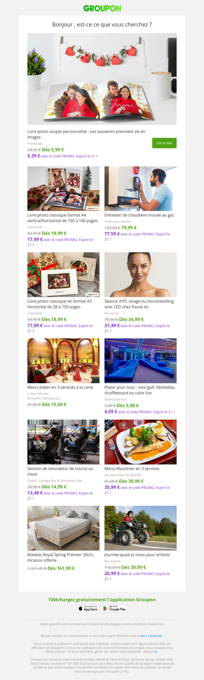 Les clients qui ont acheté cette offre sont aussi intéressés par ces offres