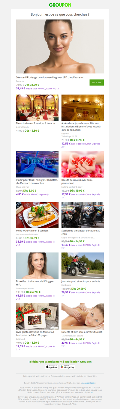 Les clients qui ont acheté cette offre sont aussi intéressés par ces offres