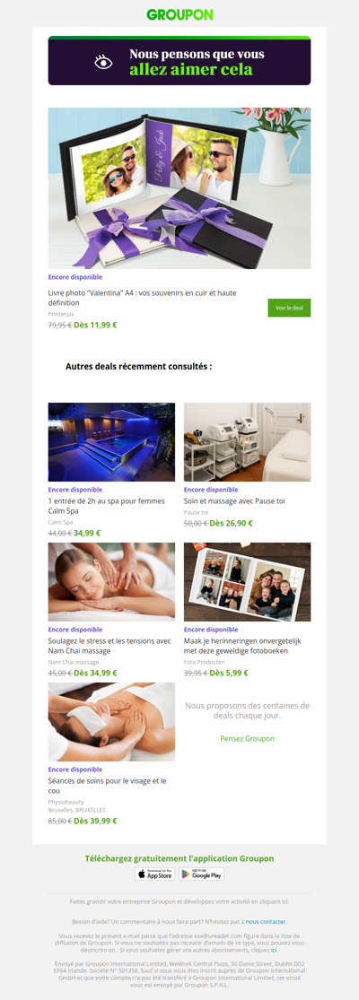 Dis oui à cette offre ! Elle est encore là !