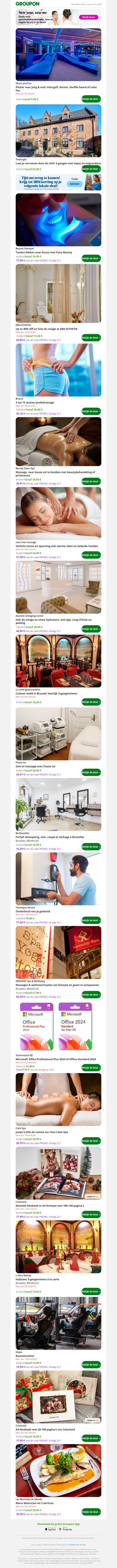 Plezier voor jong & oud: mini-golf, darten, shuffle board of color fun