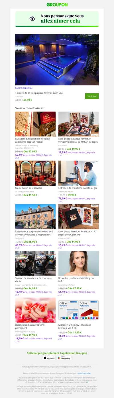 On est plutôt sûrs que tu vas adorer cette offre !