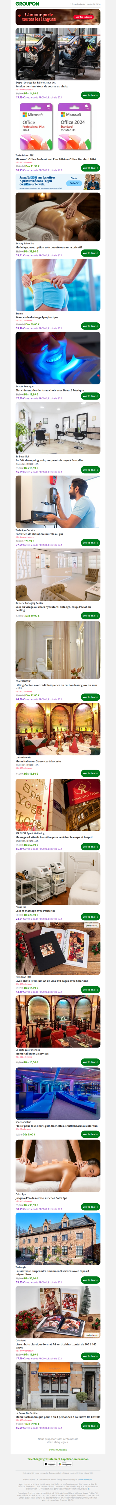 Session de simulateur de course au choix