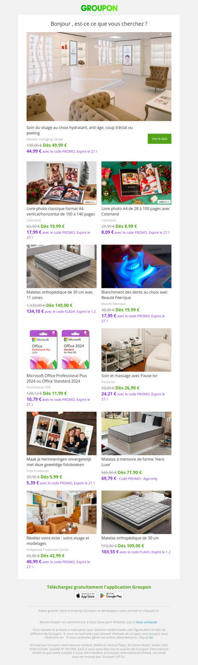 Les clients qui ont acheté cette offre sont aussi intéressés par ces offres