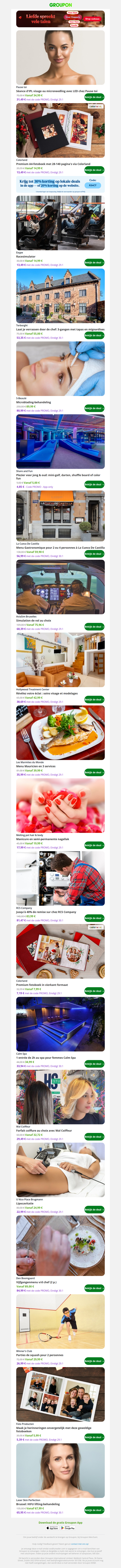 Séance d'IPL visage ou microneedling avec LED chez Pause toi