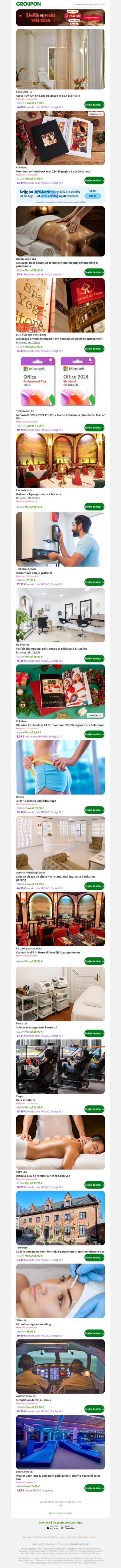 Up to 40% Off on Soin du visage at EBA ESTHETIK